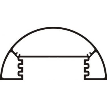 Signcomp 1500 Series 7 7" Radius Post