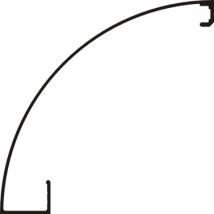 Signcomp 1671 6" Radius 1/4 Round End