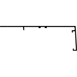 Signcomp 2127 1-1/2" Flat Retro Frame Cover