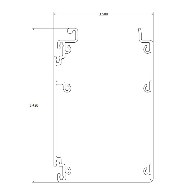 5" Narrow Channel Letter Raceway