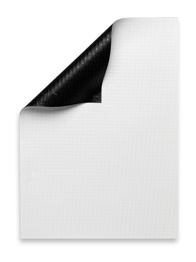 Duratex 8.8oz Black Back Banner
