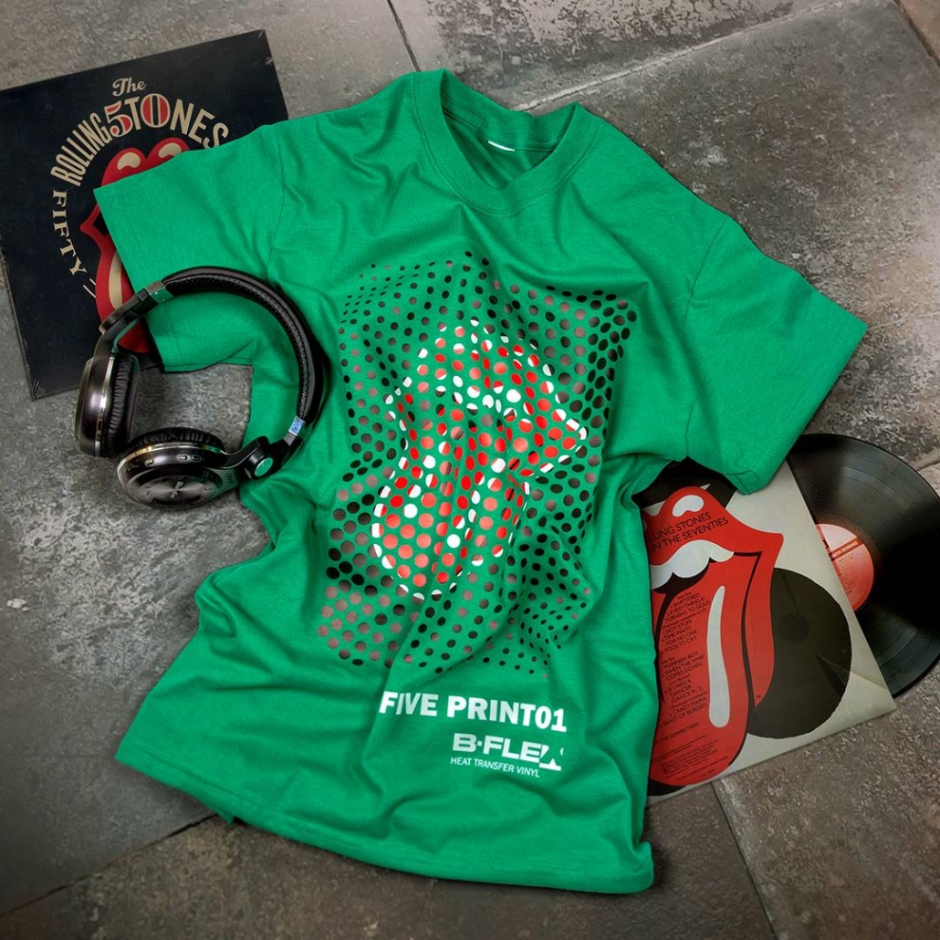 B-FLEX FIVE PRINT01 Matte Printable Heat Transfer Vinyl
