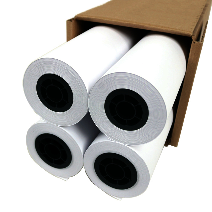 4 white rolls in a box