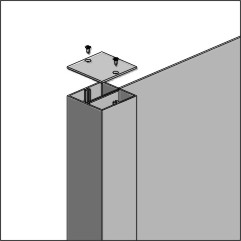Signcomp Series-1 3 1/4" Square Post